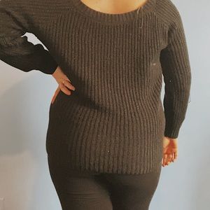Charlotte Russe black knit sweater